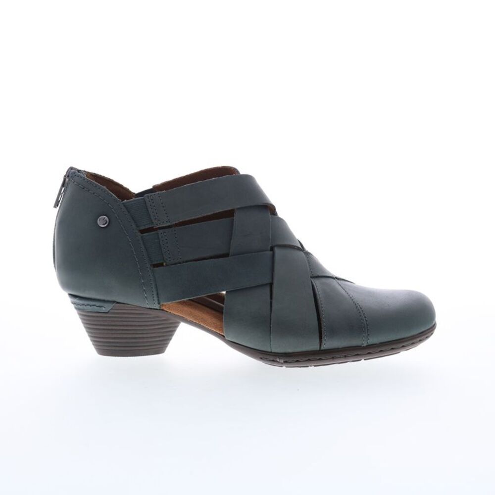 Cobb Hill Womens Laurel Woven Blue Boots (NWT)
